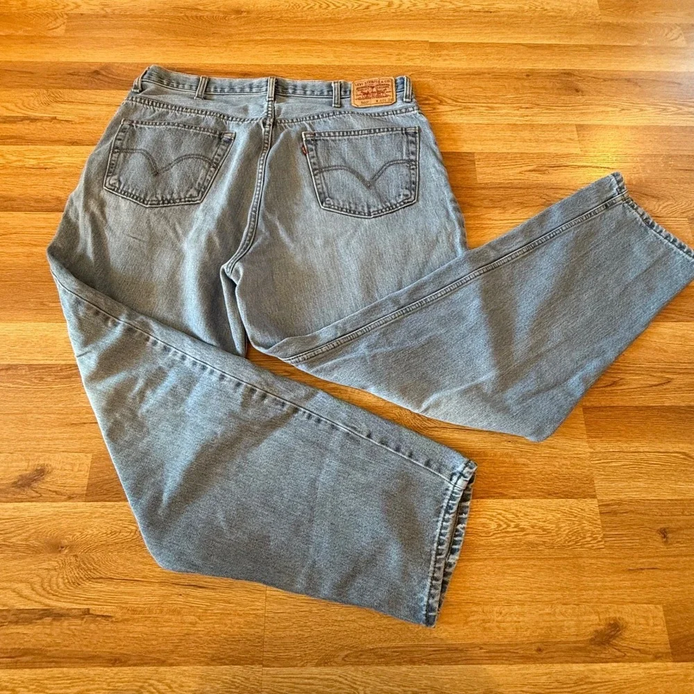 Levi's 560 Comfort Fit Jeans 40x34 Light Wash Vintage 100% Cotton Relaxed Taper‎